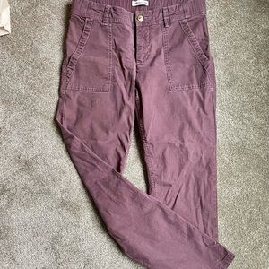 Toad & Co Earthworks Pant size 8, plum color. Excellent condition.